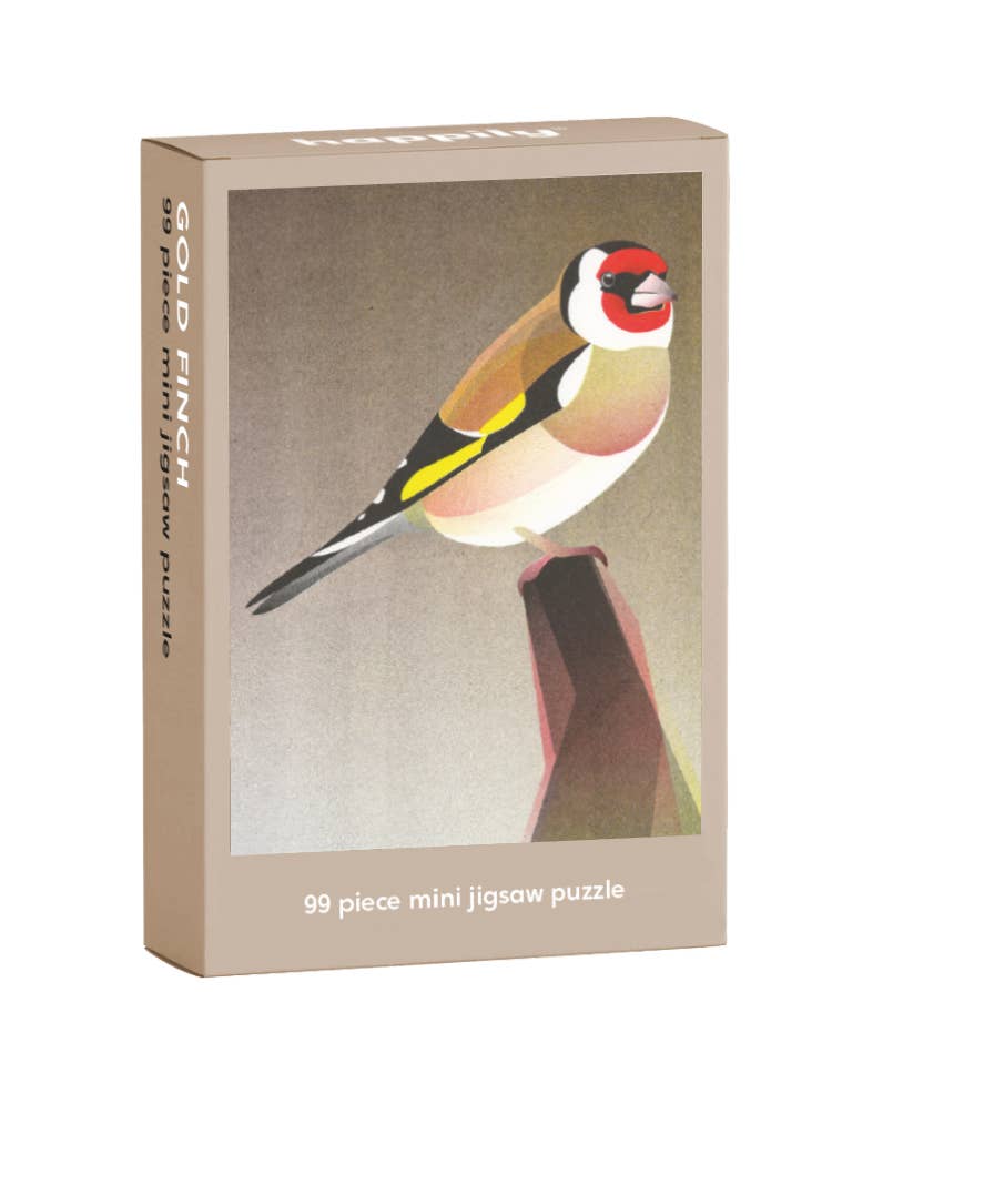 Gold Finch - 99 Piece Mini Bird Jigsaw Puzzle